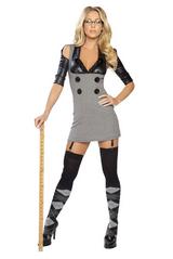 View Item Adult Ladies 8-10 Sexy Naughty Principal Secretary Teacher Fancy Dress Costume